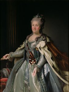 Portrait de Catherine II (1729-96) - Anton Albertrandi