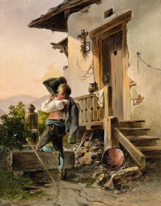 French : Repos et rafraîchissement à la fontaine - Anton Altmann