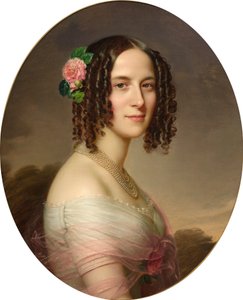 French : Femme en buste - Anton Einsle