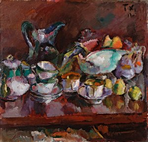 Nature morte aux tasses à café - Anton Faistauer