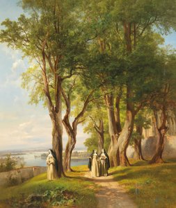 Dans le jardin de la nonnerie - Anton Hansch