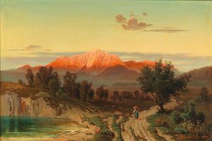 Coucher de soleil sur le Hoher Göll