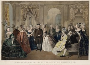 Réception de Franklin à la Cour de France, 1778, Respectueusement dédié au peuple des États-Unis