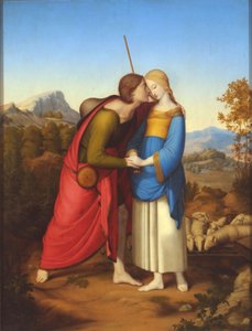 Jacob rencontrant Rachel au puits, vers 1826