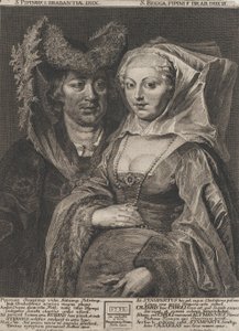 Saint Pépin I et sa fille, Sainte Begga, 1732 - Anton Joseph von Prenner