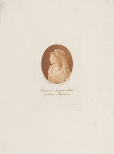 Portrait de Katharina Josepha Ritter, née Baumann 11763-1849, vers 1800 - Anton Karcher