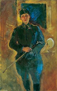 Otto von Aichelburg-Zossenegg en tant que lieutenant de cavalerie - Anton Kolig