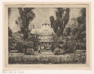 Arrière du Palais Huis ten Bosch à La Haye - Anton L. Koster