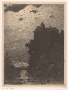 Château sur une falaise