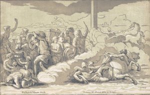 Les Israélites traversant la mer Rouge, vers 1740 - Anton Maria Zanetti