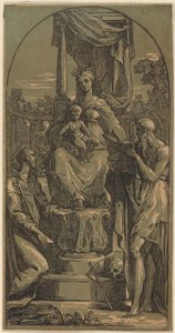 Madone et Enfant en majesté, Saint Jérôme et Saint François