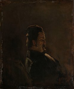 Portrait de Pieter Frederik van Os - Anton Mauve (signed by artist)