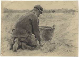 Ramasseur de pommes de terre - Anton Mauve