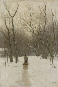 Hiver dans les bois de Scheveningen - Anton Mauve