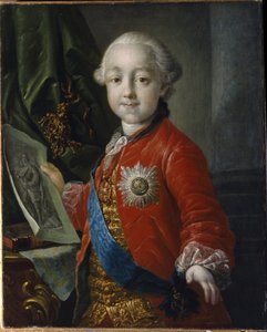 Portrait du Grand Duc Pavel Petrovich Romanov, enfant