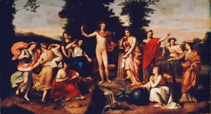 Apollon et les Trois Grâces, c.1750-60 - Anton Raphael Mengs