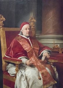 Portrait du pape Clément XIII Rezzonico - Anton Raphael Mengs