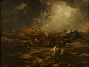 Tempête en mer - Anton Romako