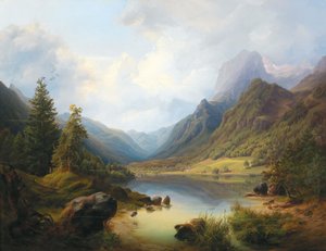 Vue du Hintersee avec Reiteralm