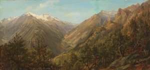 Vue de Thörl sur la vallée de la Molda avec le Hochalpenspitzl