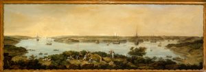 Vue du port de Mahon, Minorque