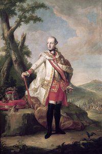 Portrait en pied de Joseph II (1741-90) de Habsbourg-Lorraine, Empereur romain germanique, c.1765 - Anton von Maron