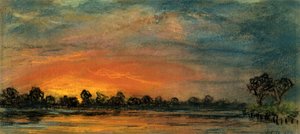 Coucher de soleil à Chelsea, Londres