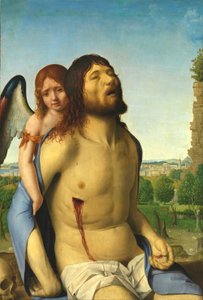 Le Christ mort soutenu par un ange - Antonello da Messina