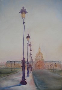Lampadaire devant l