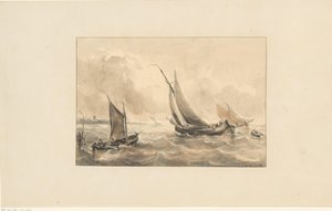 Voiliers en mer
