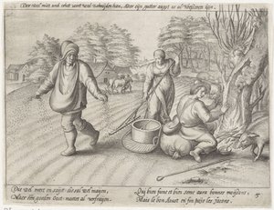 Semer sur le champ - Antonie Wierix (II) (possibly)