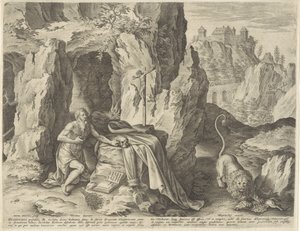 Saint Jérôme en pénitent dans le désert