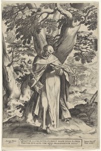 Paysage avec Saint Dominique