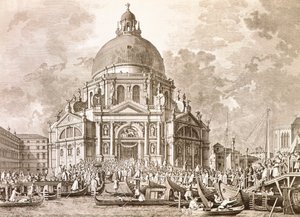 Festivités ducales, Doge et Signoria de Venise à la fête annuelle de Notre-Dame de la Santé