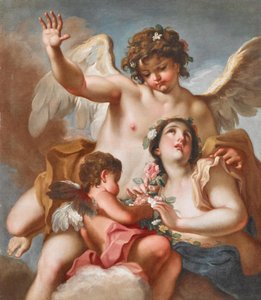 Zéphyr, Flore et Cupidon - Antonio Balestra
