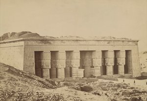 Dendera : Façade - Antonio Beato