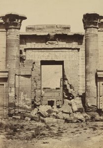 Medinet Habu : Colonnes romaines