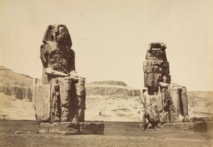 Les colosses de Memnon, Thèbes