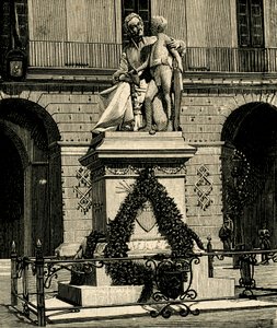 Monument à Francesca Capece (1769-1848), par Antonio Bortone (1844-1938), Maglie, Pouilles, Italie - Antonio Bortone