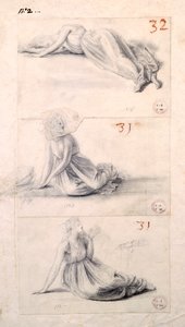 Figure féminine en trois positions différentes - Antonio Canova