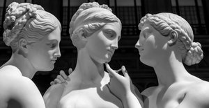 Statue Les Trois Grâces de Bertel Thorvaldsen, 2019