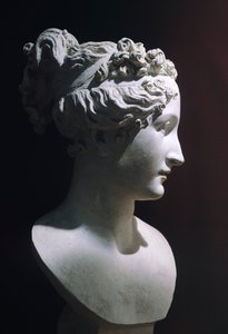 Paolina Borghese en Vénus Victrix, par Antonio Canova (1757-1822), marbre blanc - Antonio Canova