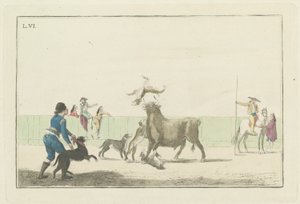 Planche VI, de la série Colección de las principales suertes de una corrida de toros (Collection des principales actions dans une corrida)