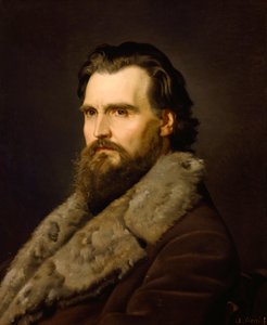 Portrait du sculpteur Giovanni Dupre, par Ciseri Antonio (1821-1891)