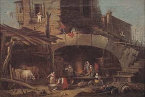 Scène rustique