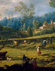 La moisson, détail de L