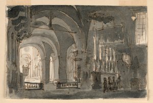 Vieille cathédrale à Brescia - Antonio Giuseppe Basoli