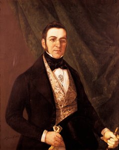 Portrait de Manuel Breton de los Herreros (1796-1873), poète et dramaturge espagnol - Antonio Gomez Cros