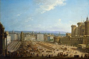 Festival des Quatre Autels à Naples, vers 1757, par Antonio Joli