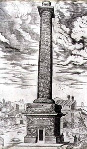 Colonne de Trajan à Rome célébrant les campagnes de l